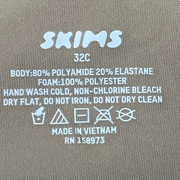 SKIMS NWT Fits Everybody Push-Up Demi Bra in Mica 32C - Picture 3 of 6